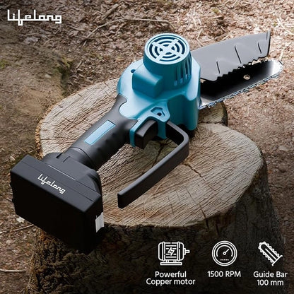 6 Inch Battery Powered Portable Chainsaw