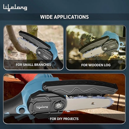 6 Inch Battery Powered Portable Chainsaw